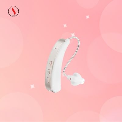 कान के पीछे अदृश्य डिजिटल श्रवण सहायता शोर रद्द करने और विलाप दमन के साथ