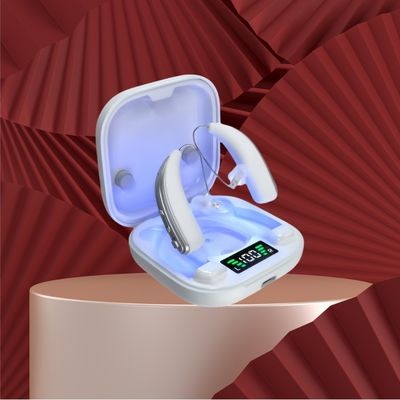 बीटीई अदृश्य ओटीसी श्रवण यंत्र शोर रद्द करने और पराबैंगनी कीटाणुशोधन के साथ