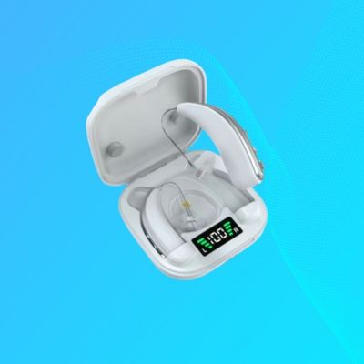 उच्च-शक्ति बैंगनी प्रकाश लैंप के साथ सक्रिय शोर रद्द करने वाला 8-चैनल चिप अदृश्य श्रवण यंत्र