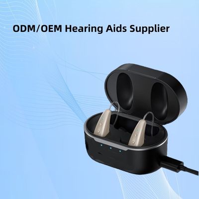 हल्के डिजिटल श्रवण यंत्र केवल 2.6 ग्राम बेज या कस्टम एफडीए प्रमाणित