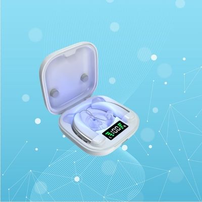 कान के पीछे पराबैंगनी कीटाणुशोधन शोर रद्द करने वाली अदृश्य डिजिटल श्रवण यंत्र