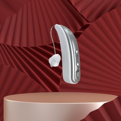 बीटीई अदृश्य ओटीसी श्रवण यंत्र शोर रद्द करने और पराबैंगनी कीटाणुशोधन के साथ